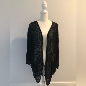 Lacy Shawl with Sleeve Armholes